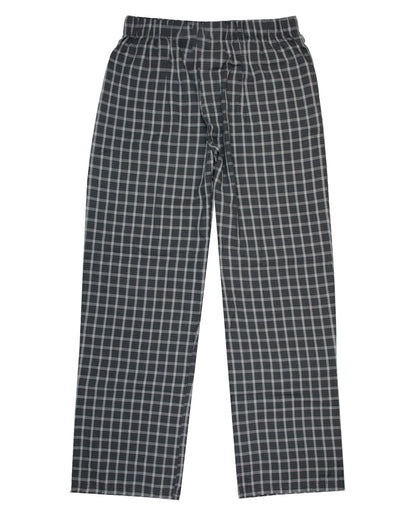 Intimo Men's Bamboo Black Grey Plaid YD Sleep Pant