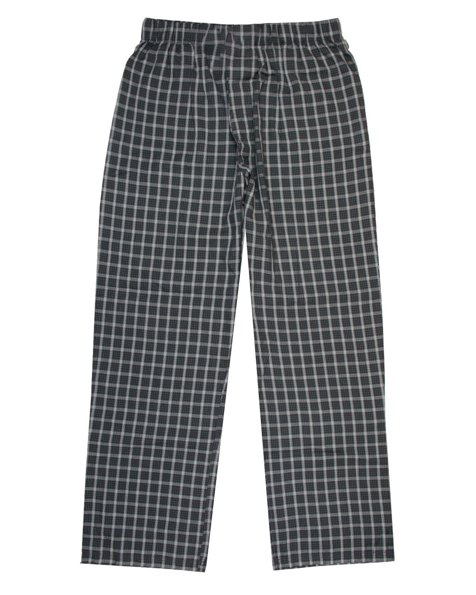 Intimo Men's Bamboo Black Grey Plaid YD Sleep Pant