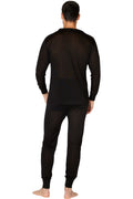 Intimo Mens Classic Silk Knit Long John Pant Underwear