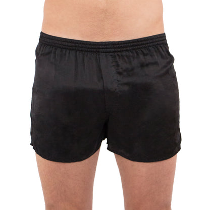 INTIMO Sandwashed Silk Boxer Black