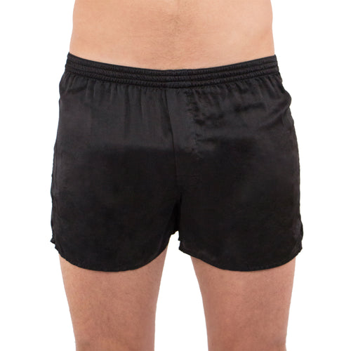 INTIMO Sandwashed Silk Boxer Black