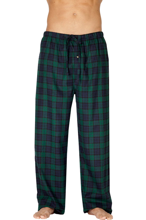 Intimo Men's Flannel Cotton Rayon Woven Pajama Pant