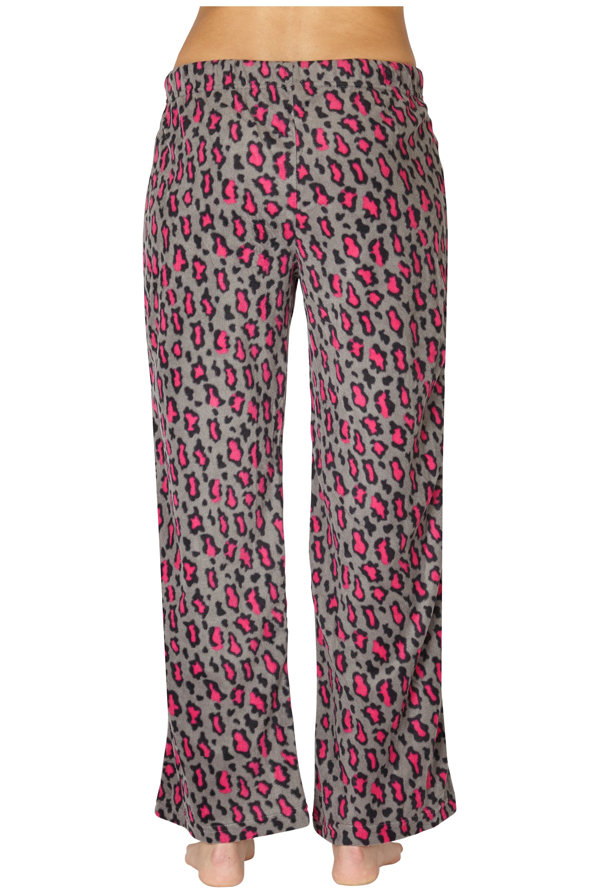 Intimo Womens Printed Microfleece Pajama Pant