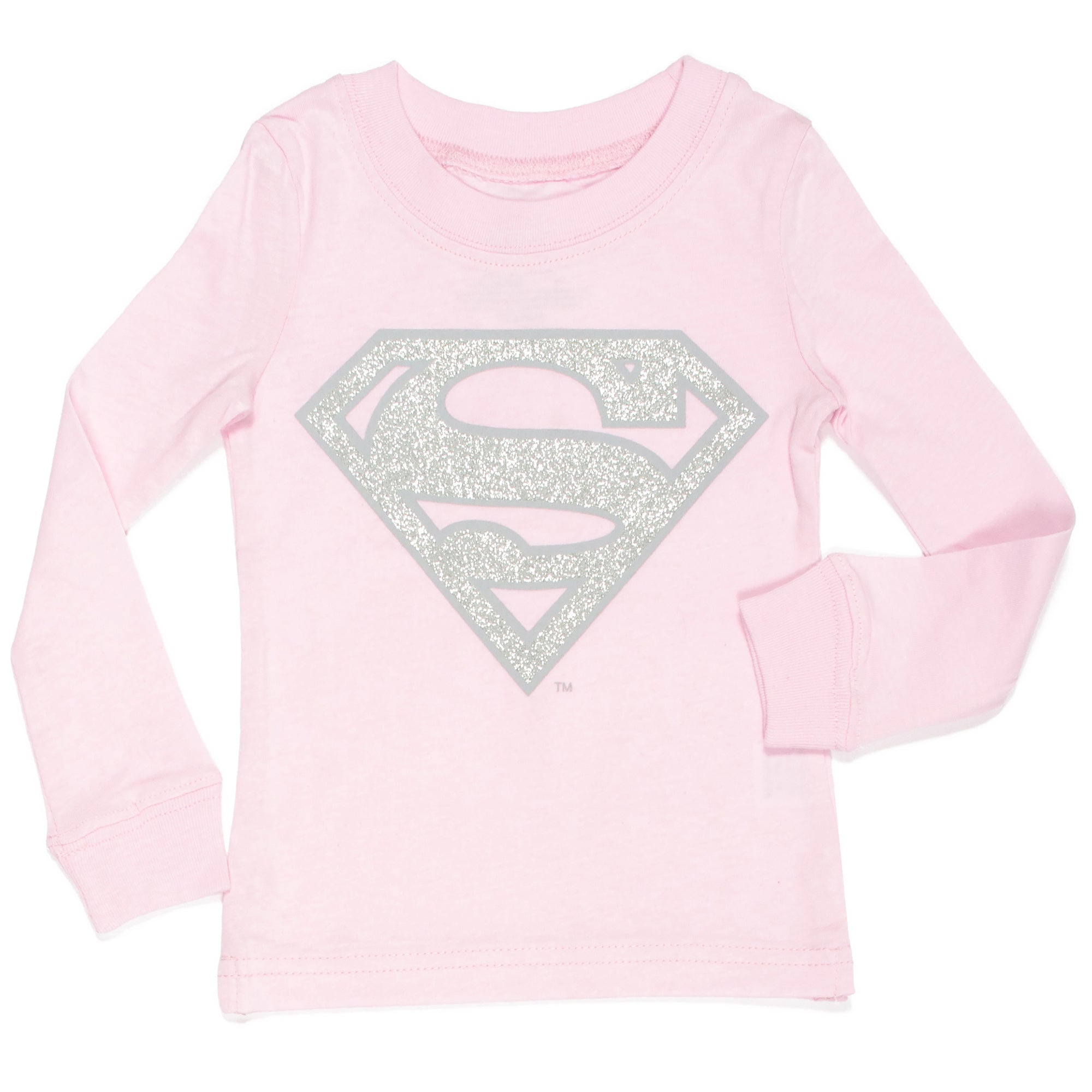 DC Comics Supergirl Toddler Girl's Tutu Superhero Long-Sleeve Pajamas