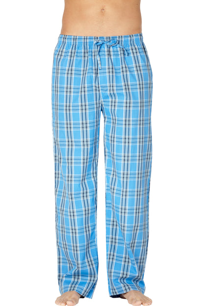 Intimo Men's Woven Knit Cotton Casual Lounge Sleep Pajama Pant Sleepwear Loungewear