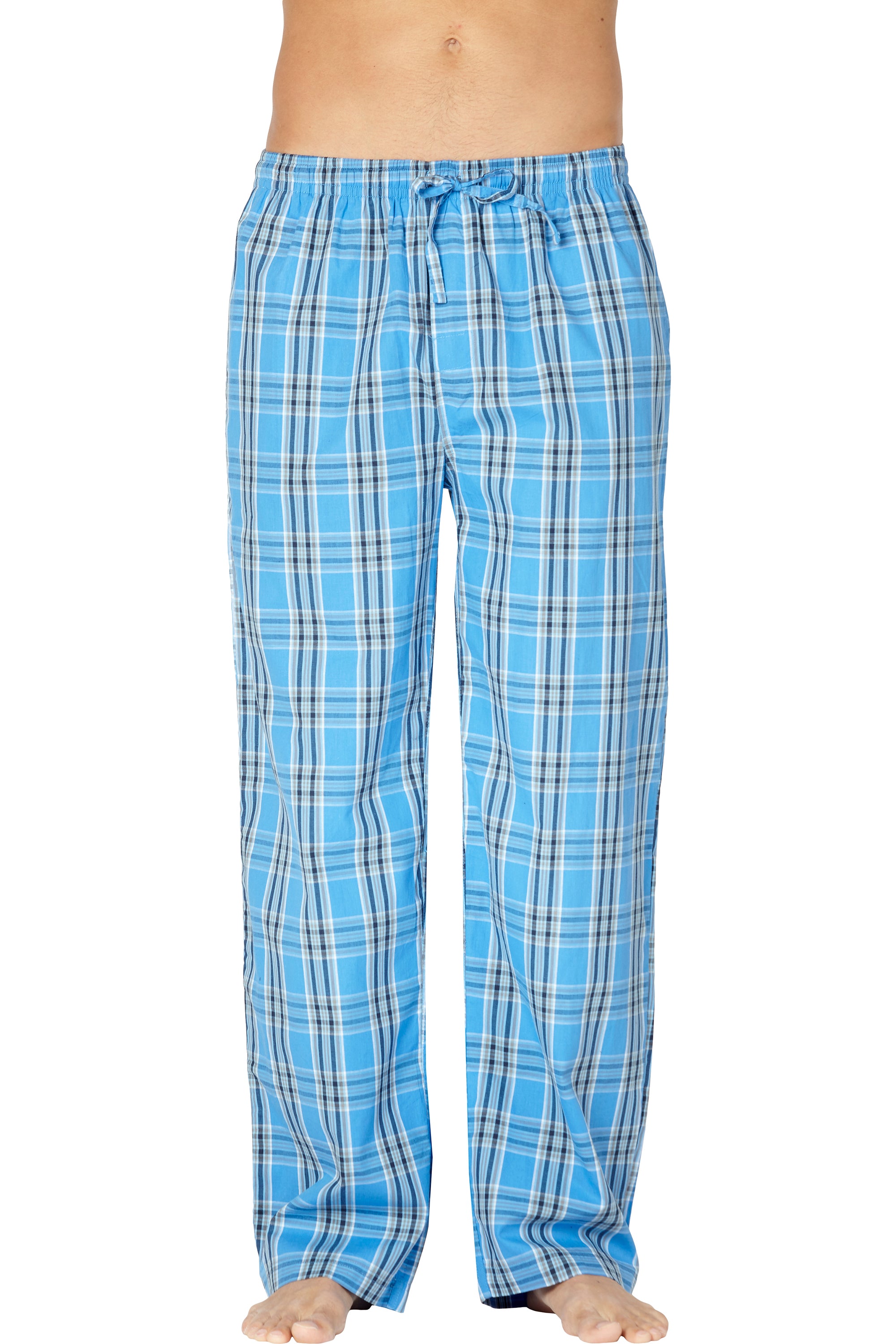Intimo Men's Woven Knit Cotton Casual Lounge Sleep Pajama Pant Sleepwear Loungewear