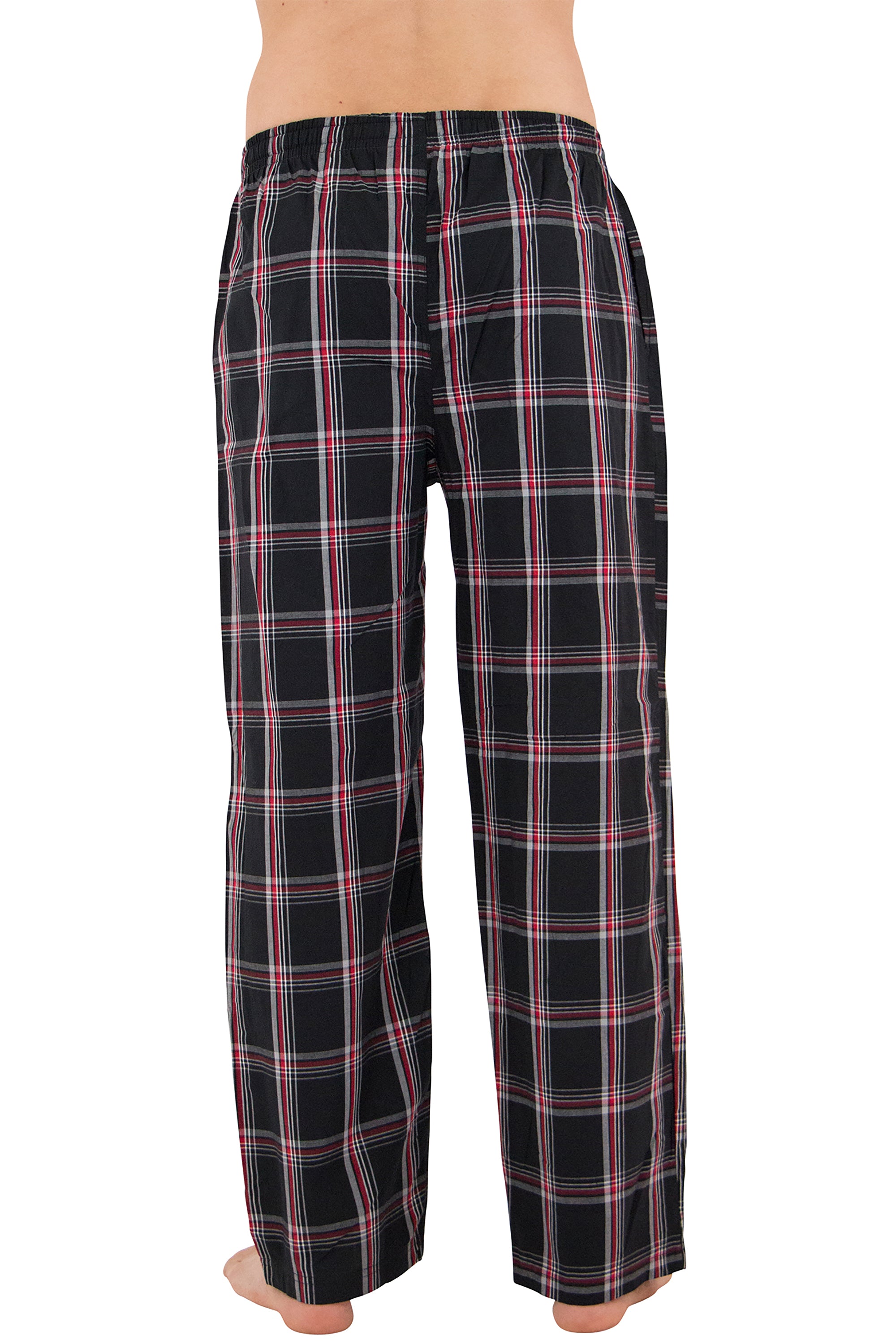 Intimo Men's Woven Knit Cotton Casual Lounge Sleep Pajama Pant Sleepwear Loungewear