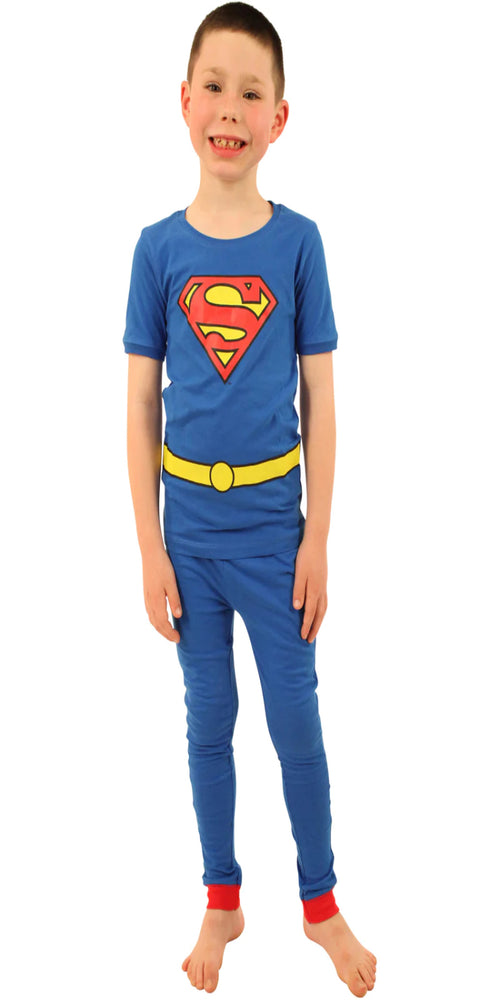 DC Comics Baby Boys Short Sleeve Superhero 2 Piece Cotton Pajamas