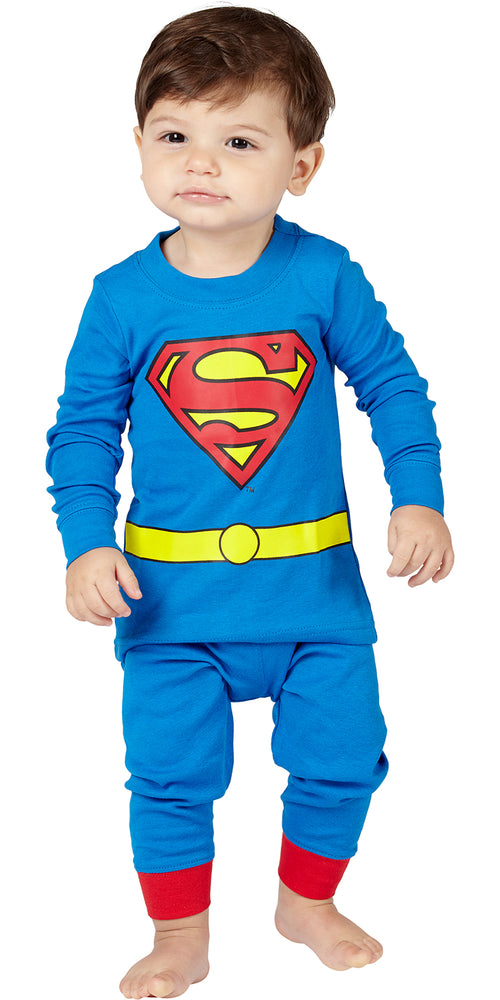 INTIMO Boys' Toddler' Superman Pajama Set