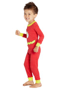 DC Comics Infant 'Flash Superhero Justice League' Cotton Costume Pajama Set