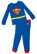 DC Comics Boys Classic Superman Outfit Costume Kids Pajama Set