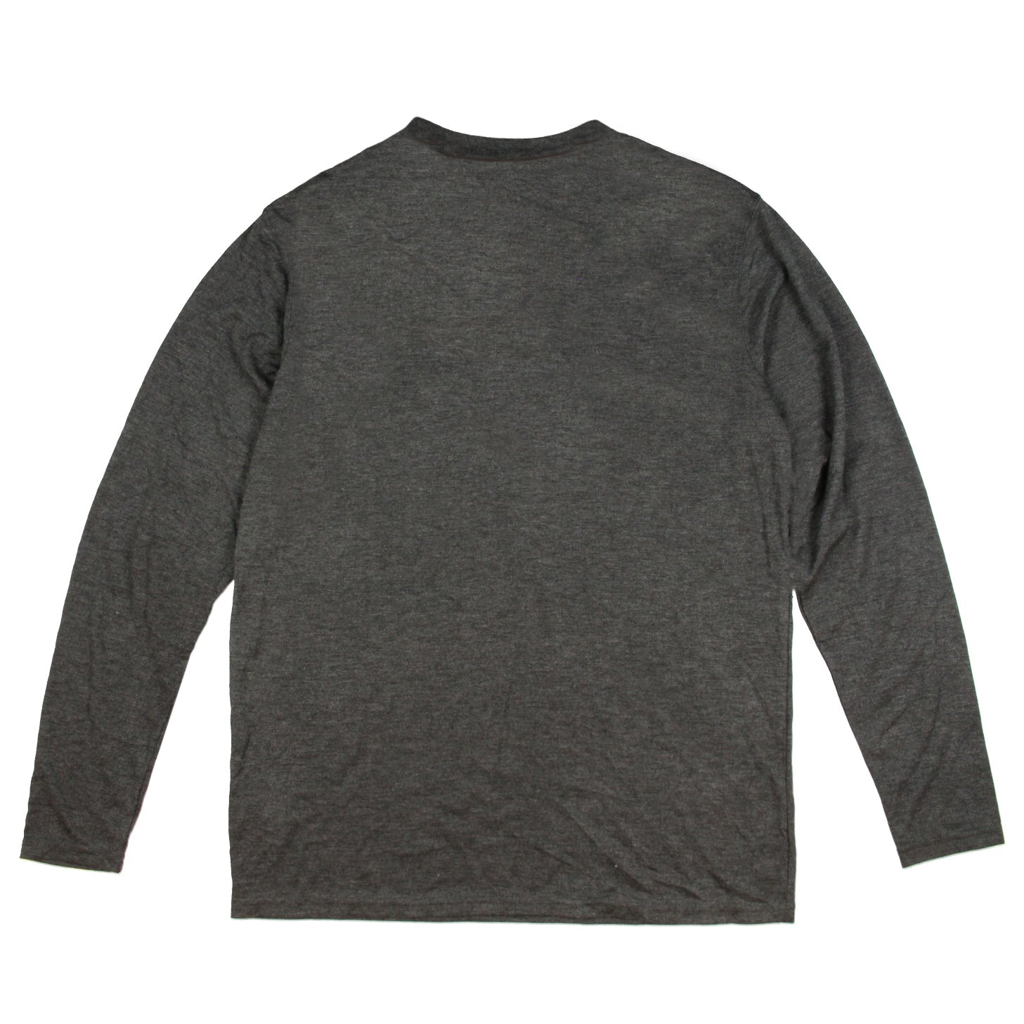 INTIMO Men's Soft Fabric Blend Knit Long-Sleeve V-Neck Adult T-Shirt