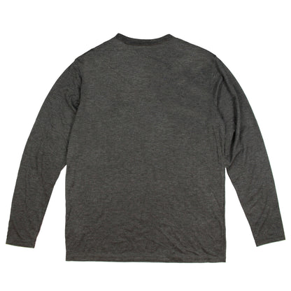 INTIMO Men's Soft Fabric Blend Knit Long-Sleeve V-Neck Adult T-Shirt