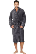 Men's Cozy Plush Fleece Robe