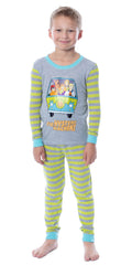 Scooby Doo Boys Mystery Machine Long Sleeve Shirt And Pants Pajama Set