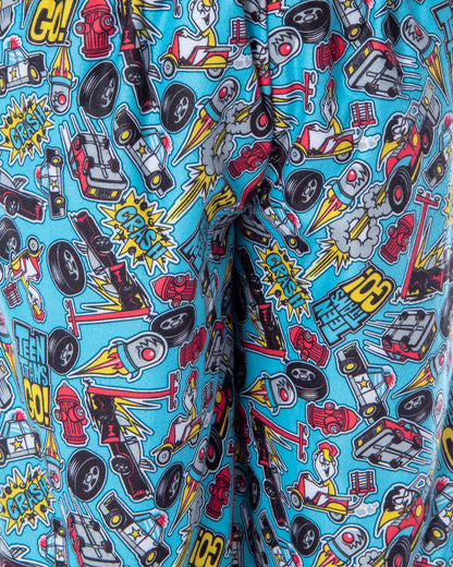 DC Comics Boy's Teen Titans Go! Chill 2-Piece Raglan And Pants Pajamas Set 6/7