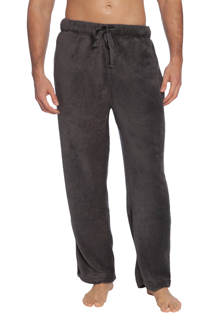INTIMO Mens Plush Pajama Pants Lounge Sleep