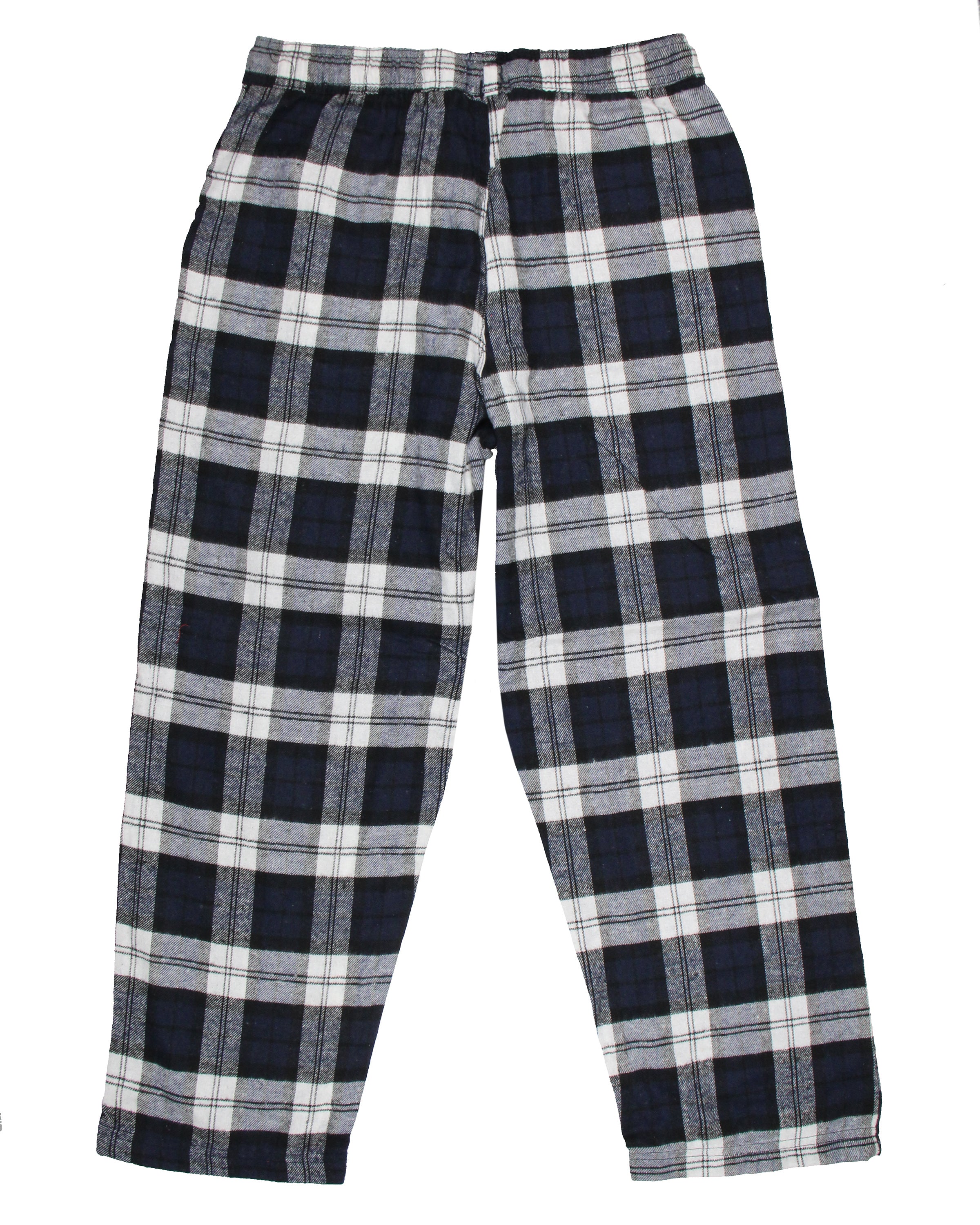 Intimo Men's Flannel Pajama Sleep Lounge Pants with Slipper Socks