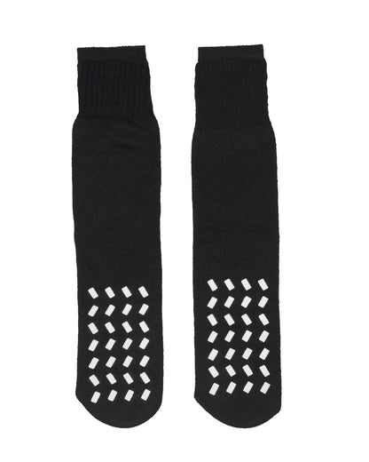 Intimo Men's Flannel Pajama Sleep Lounge Pants with Slipper Socks