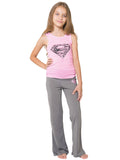 DC Comics Girls Superman Supergirl Americana Yoga Pajama Set