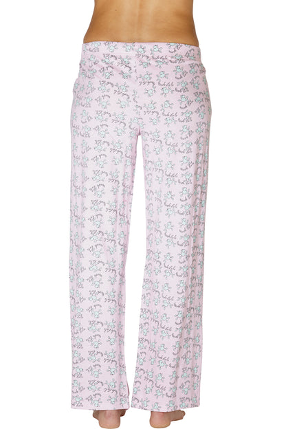 INTIMO Womens Ooh La La Poodle Printed Pajama Sleep Pants
