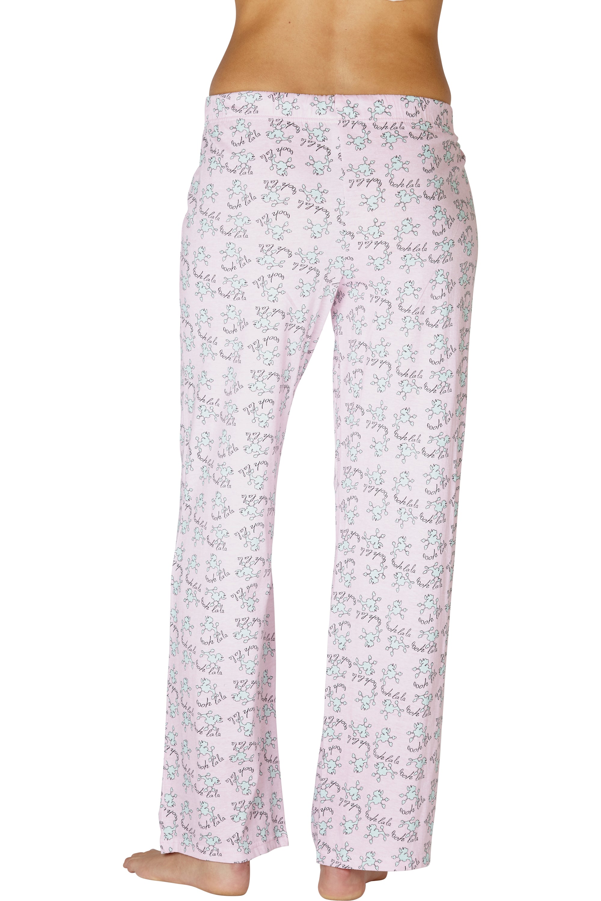 INTIMO Womens Ooh La La Poodle Printed Pajama Sleep Pants