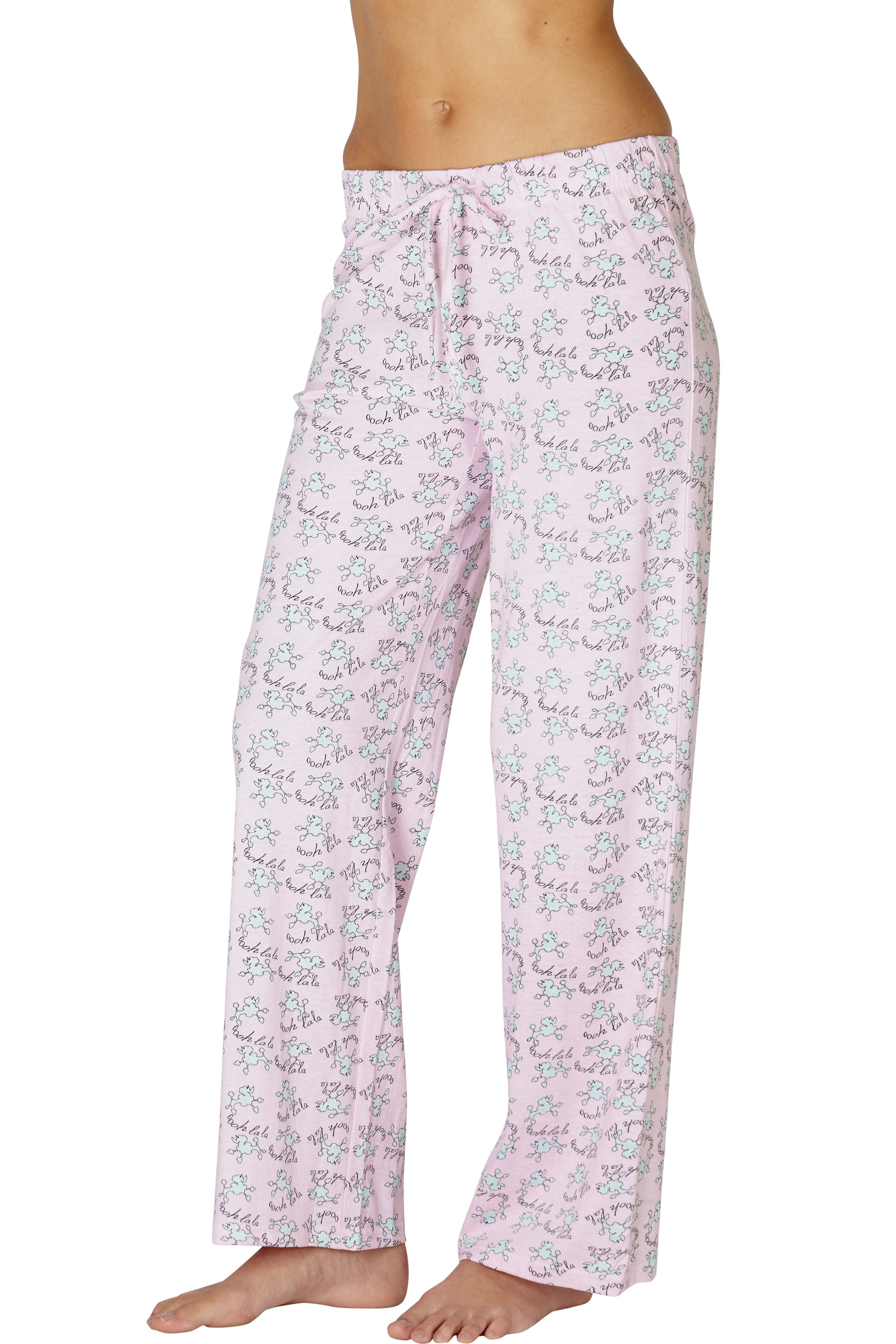 INTIMO Womens Ooh La La Poodle Printed Pajama Sleep Pants