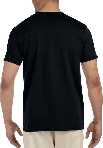 Bald Eagle American Flag Mens 4th of July USA Flag Fourth of July Adult Short Sleeve Black Shirt Summer Tee