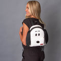 Peanuts Classic Comic Character Face Snoopy Zippered Mini Small Backpack Bag