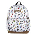 Peanuts Snoopy Charlie Brown Sally Linus Cute School Travel Backpack With Faux Leather Bottom