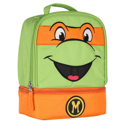 Teenage Mutant Ninja Turtles TMNT All Turtles Dual Compartment Lunch Box