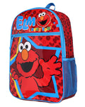 Sesame Street Elmo Loves You Star Dual-Compartment Front Pocket Backpack Bag