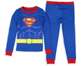 DC Comics Toddler Boys' Superhero Costume Tight Fit Multiple Styles Sleep Pajama Set Long Sleeves Pants