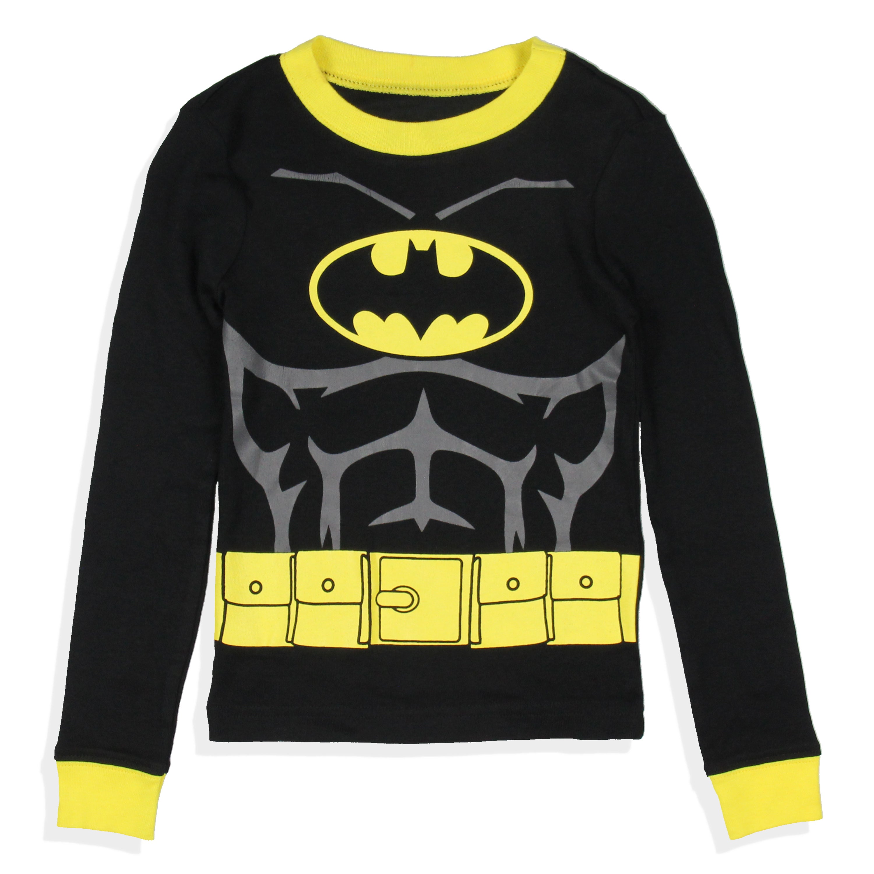 Batman Toddler Boys' Superhero Tight Fit Sleep Pajama Set (Batman, 6)