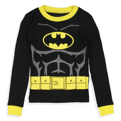 Batman Toddler Boys' Superhero Tight Fit Sleep Pajama Set (Batman, 6)