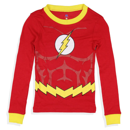 The Flash Toddler Boys' Superhero Tight Fit Sleep Pajama Set (The Flash, 6)