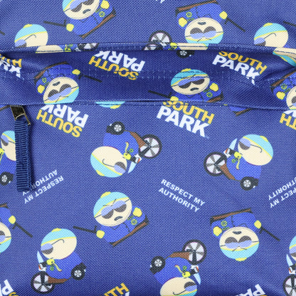 South Park Backpack Cop Cartman Respect My Authority School Bookbag