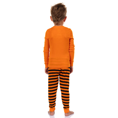 Sesame Street Toddler Boys' Halloween Cookie Monster No Tricks Pajama Set