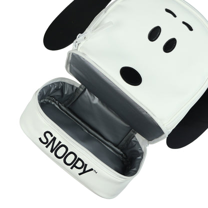 Peanuts Lunch Bag Snoopy Dual Insulated Dual Compartment Tote 10"