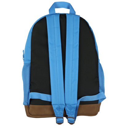 Sesame Street Backpack Cookie Monster 16" Book Bag with Keychain Cookie Pouch