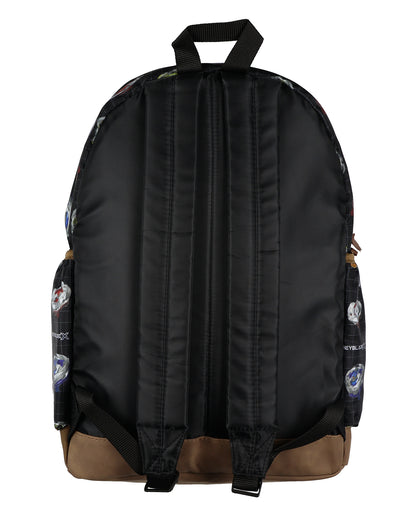 BeybladeX Backpack Allover Spinner Grid Design 16" Bag with Adjustable Straps