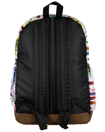 Crayola Crayons Backpack Rainbow Doodles 16" Bag with Adjustable Straps