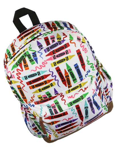 Crayola Crayons Backpack Rainbow Doodles 16" Bag with Adjustable Straps
