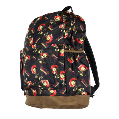 Killer Klowns From Outer Space Backpack 16" All-Over Klownzilla Travel Bag