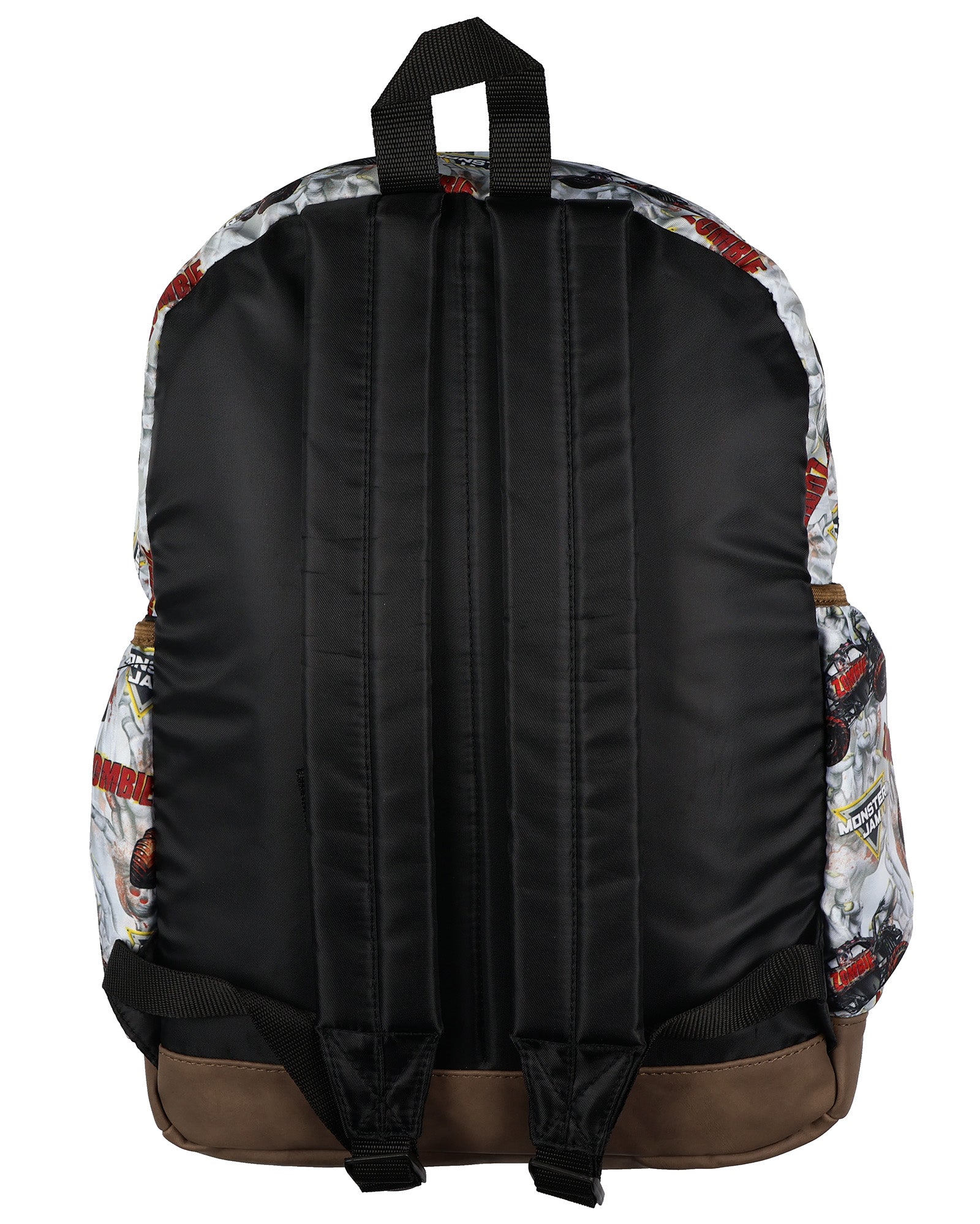 Monster Jam Zombie Backpack All Over Design 16" Book Bag School