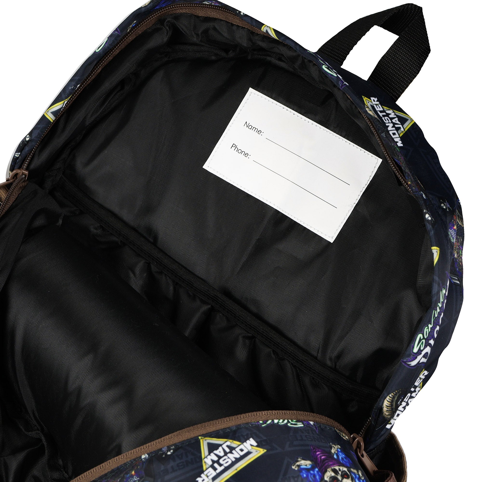 Monster Jam Backpack Allover Son-Uva Digger Print Design 16" Book Bag