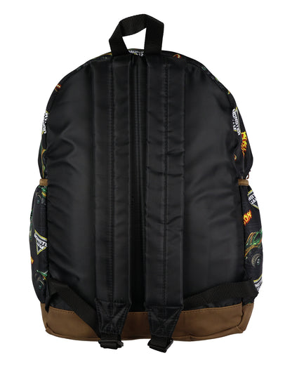 Monster Jam Dragon 16" Backpack with Adjustable Straps with Allover Print Design