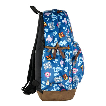 Nickelodeon Blue’s Clues Backpack All-Over Character Design 16" Book Bag