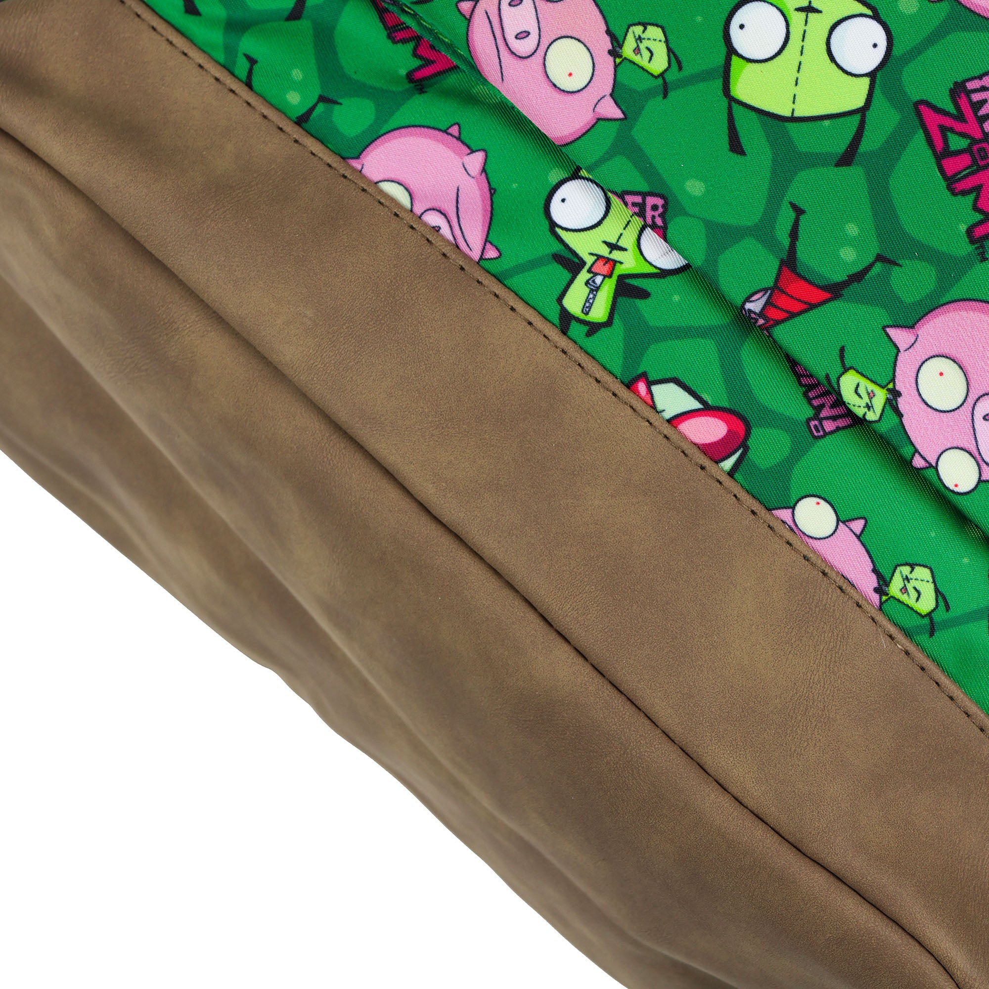 Invader Zim Backpack Piggy GIR and ZIM All-Over Design 16" with Adjustable Straps