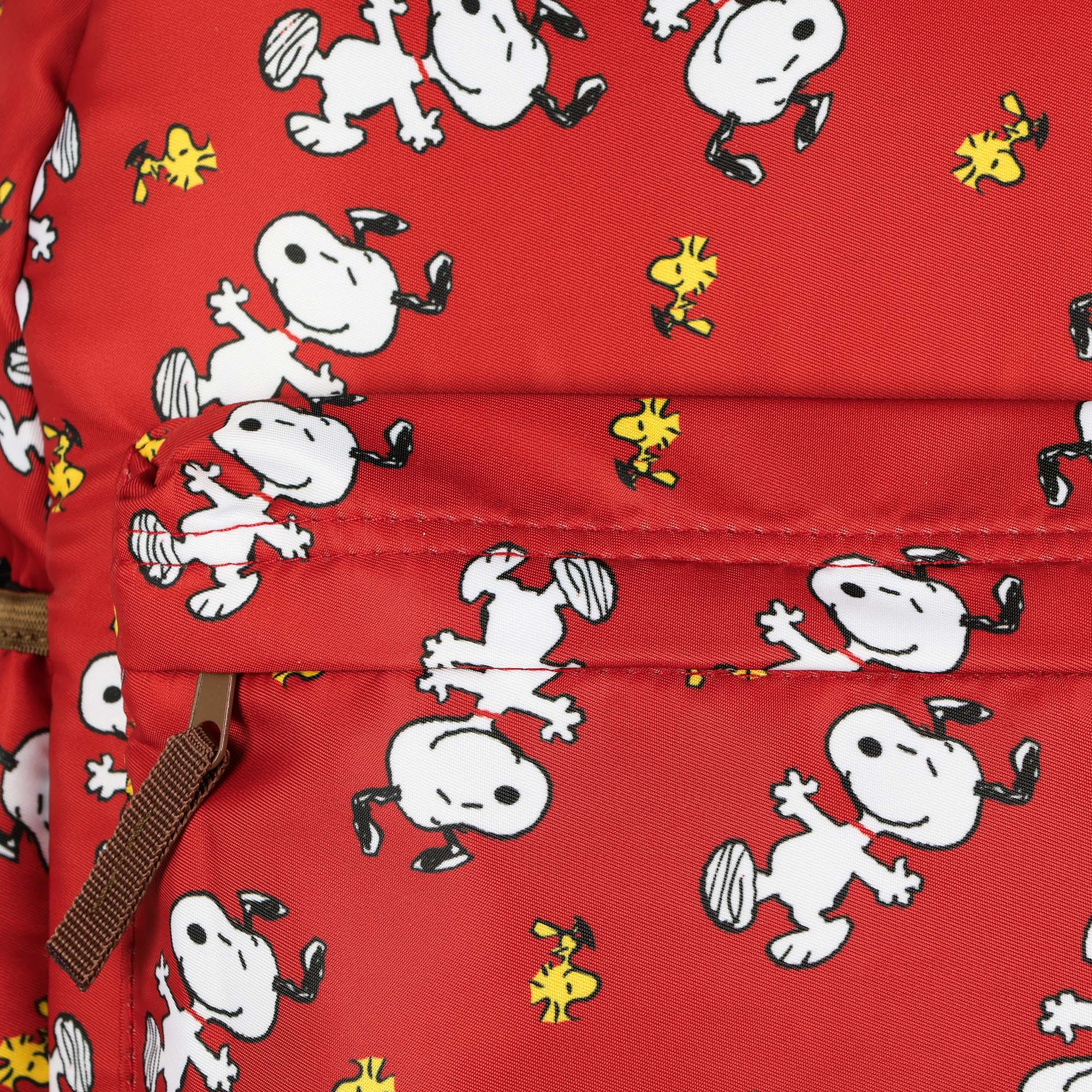Peanuts Snoopy & Woodstock  Backpack Dancing Friend All-Over Design 16" Book Bag